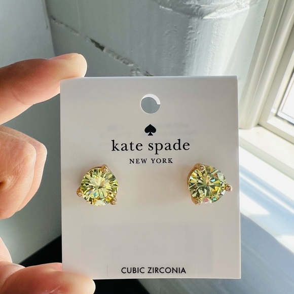 kate spade Jewelry - kate spade green studs 🌼